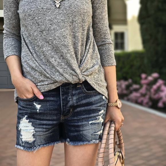 American Eagle Outfitters Pants - AMERICAN EAGLE Tomgirl Stretch Button Fly Shorts